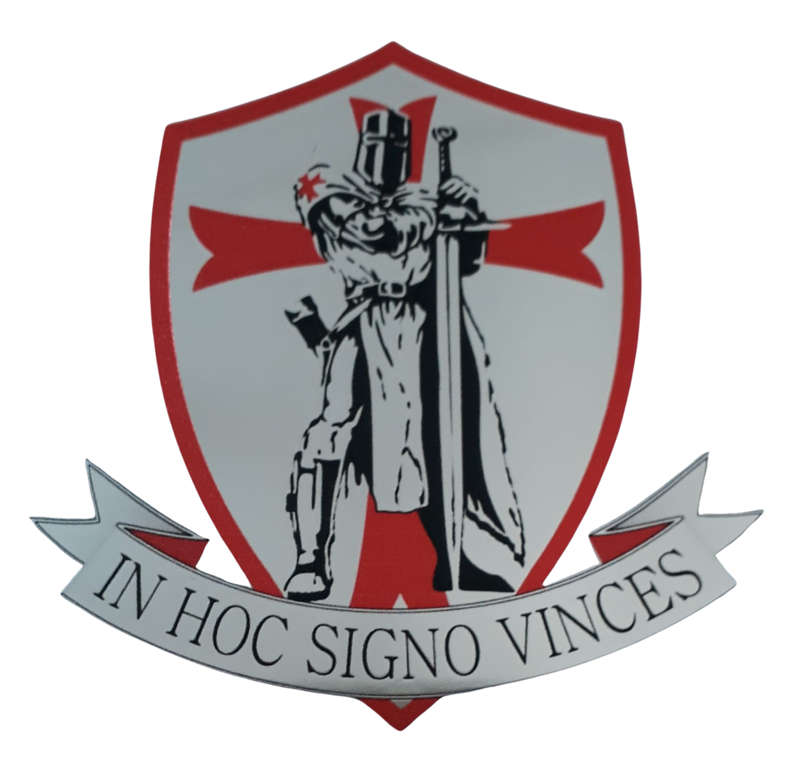 Adesivo Escudo Templário 8cm